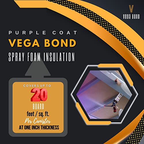 Vega Bond SF001 6-Pack Meghatározott Szigetelő Hab, Lila (120 Testület Láb)