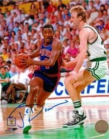 Joe Dumars Dedikált Detroit Pistons 8x10 Kép 1 - Larry Bird