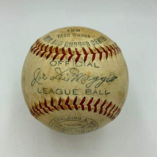 Legkorábbi Ismert Joe Dimaggio 1937 Egyetlen Dedikált Baseball, Hogy A Felesége SZÖVETSÉG COA - Dedikált Baseball