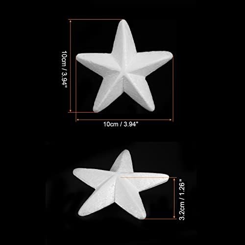 MECCANIXITY Hab a Csillagok a DIY Iparművészeti 3.94 x 3.94 Hüvelyk Polisztirol Csillagok a karácsonyfára, DIY Otthon
