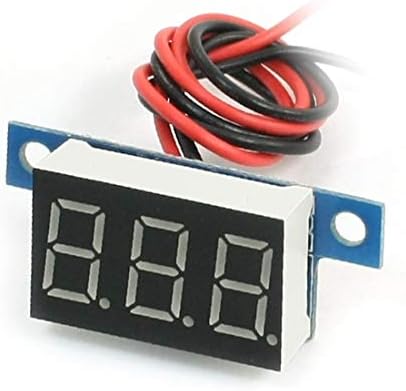 X-mosás ragályos Digitális Voltmérő DC, 3.0-30V Kék LED Kijelző Feszültség Mérő(Voltmetro digitale CC 3.0-30 ν a pillanatnyi