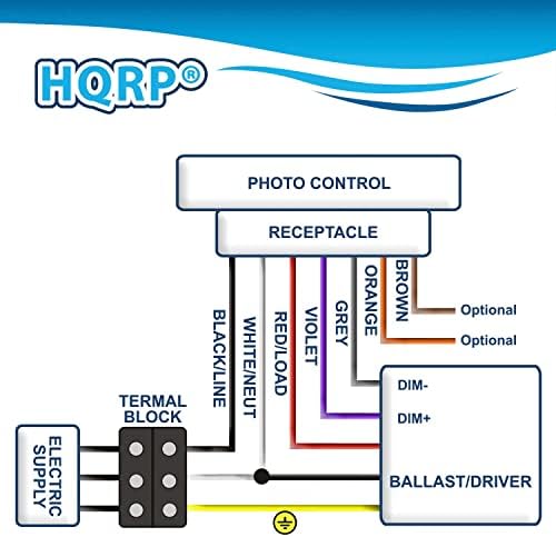 HQRP Fotocellás Érzékelő Rövidre Kap w/Tompítása Tartályba, Fotoelektromos Kapcsoló rövidzárlatot Kap Aljzat, Csavar,