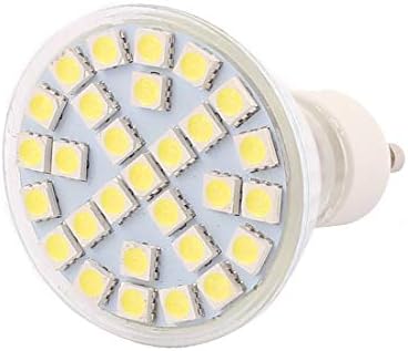 Új Lon0167 GU10 SMD5050 29LEDs 5W Üveg Energiatakarékos LED fényszóró Lámpa Izzó Fehér AC-220V(GU10 SMD5050 29LEDs 5W