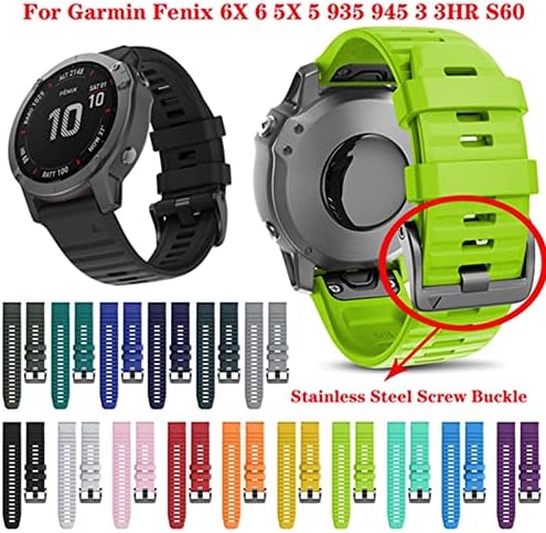 NUNOMO Quick Fit Watchband A Garmin Fenix 7X 6X 5X 7 6 Pro 5 5Plus 3HR Szilikon Easyfit Csukló Zenekar 26mm 22mm Heveder