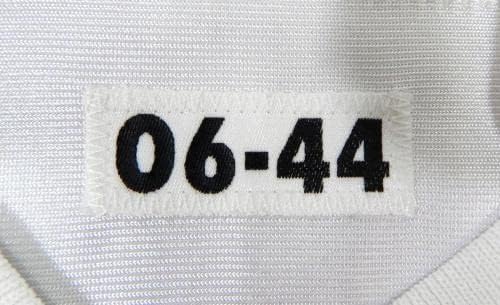 2006-ban a San Francisco 49ers Dixon 51 Játék Kiadott Fehér Jersey 60 S P 44 78 - Aláíratlan NFL Játék Használt Mezek