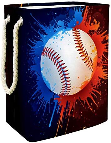Inhomer Baseball Labdát, 300D Oxford PVC, Vízálló Szennyestartót Nagy Kosárban a Takaró Ruházat, Játékok Hálószoba