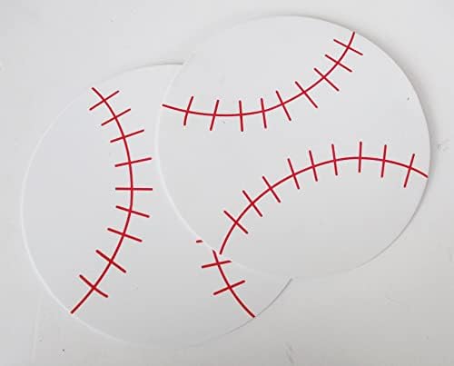 Kézműves Kínálat Nagy Baseball Hab Formák - 9 cm - 2 Db