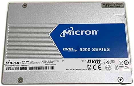 A Micron SSD 1.6 TB 9200 Max (Írj Intenzív) 2.5 inch U. 2 NVMe PCIe MTFDHAL1T6TCU PCI Express Vállalati ssd Meghajtó