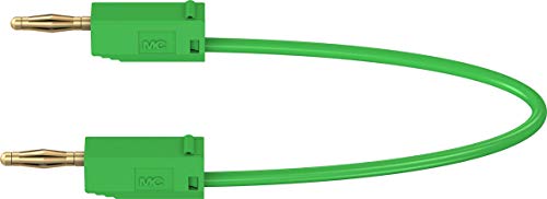 Multi-Contact 28.0039-03025 Staubli Elektromos Csatlakozók Csatlakozó Vezető 30 cm, 2 mm-es, Zöld (Csomag 10)