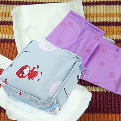 Healeved Egészségügyi Szalvéta tartó Egészségügyi betét Tároló Táska Tok Női Menstruáció Első Időszak Táska Téli Lányok