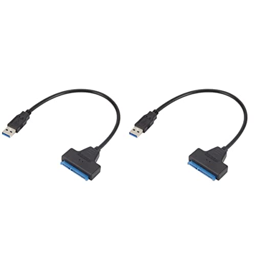 SOLUSTRE Adapter Merevlemez Kábel 2db Asztali USB-s HDD Notebook, Kábel Számítógép, Meghajtó Kemény Vonal Átviteli Laptop