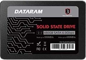Dataram 480GB 2.5 SSD Meghajtó szilárdtestalapú Meghajtó Kompatibilis az ASROCK H170 PRO4/HYPER