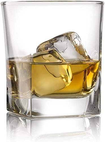 Dupla Régi Whiskys Üveg Szett (4) a Gránit Hűtés Kövek - 10 oz Nehéz Bázis Sziklák Barware pohár Whisky, Whiskey-t,