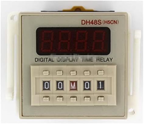 BUDAY DH48S-2Z H5CN 0.01 s-99H99M Digitális Időzítő Relé A Késedelem 8 Csapok SPDT 2 Csoport Kapcsolatok Késedelem DC12V