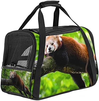 Kisállat Szállító Erdő Vörös Panda Puha Oldalú Pet Travel Fuvarozók számára a Macskák,Kutyák, Kiskutya, Kényelmes, Hordozható,